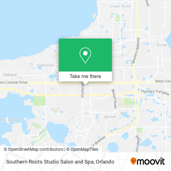 Southern Roots Studio Salon and Spa map