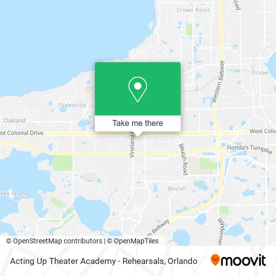 Mapa de Acting Up Theater Academy - Rehearsals