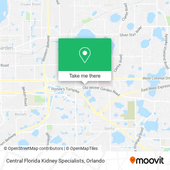 Central Florida Kidney Specialists map