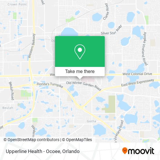 Mapa de Upperline Health - Ocoee