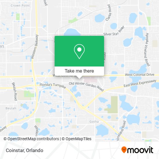 Mapa de Coinstar