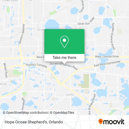 Hope Ocoee Shepherd's map