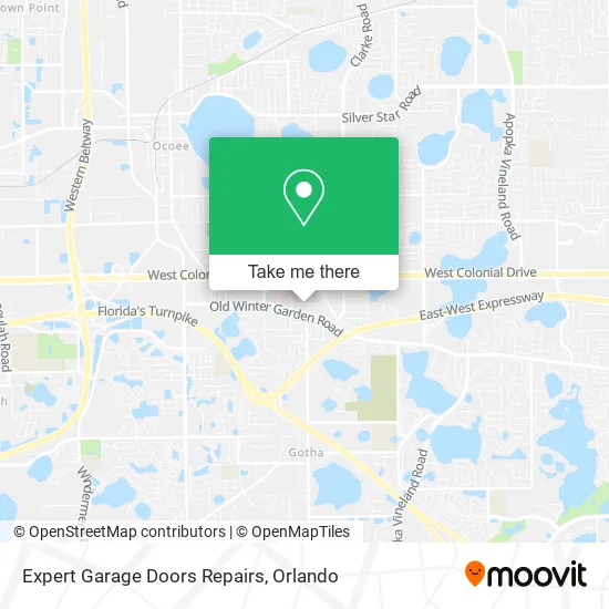 Mapa de Expert Garage Doors Repairs