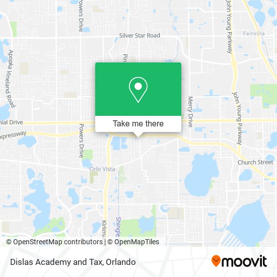 Dislas Academy and Tax map