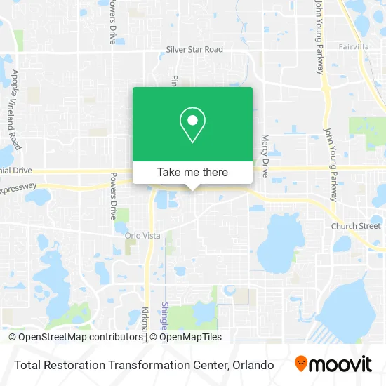 Total Restoration Transformation Center map