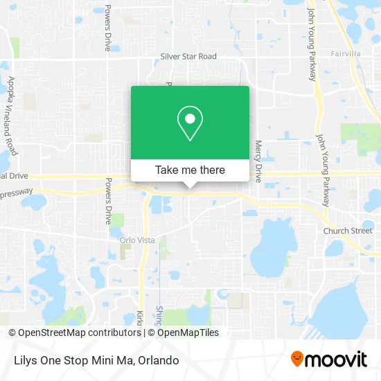 Mapa de Lilys One Stop Mini Ma