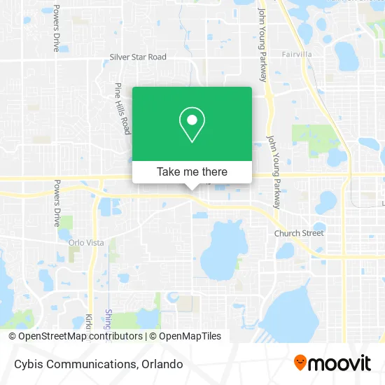 Cybis Communications map