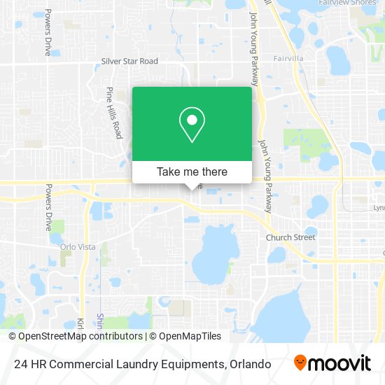 24 HR Commercial Laundry Equipments map
