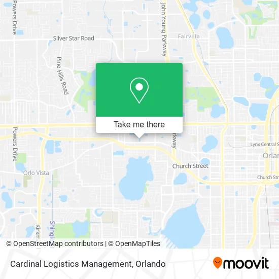 Cardinal Logistics Management map