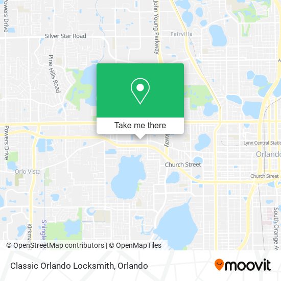 Classic Orlando Locksmith map