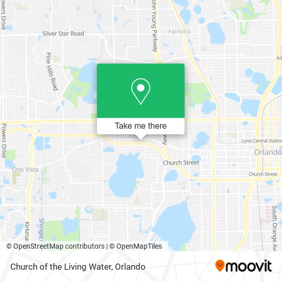 Church of the Living Water map