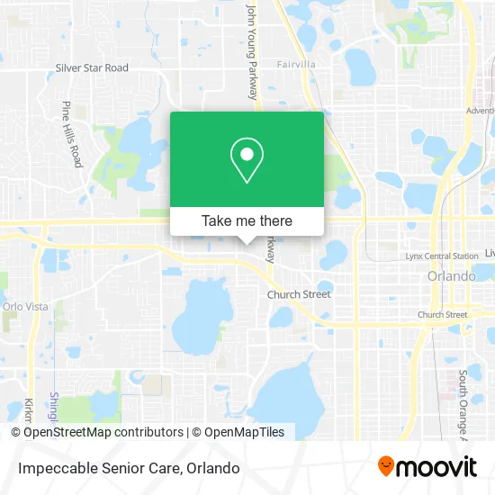 Impeccable Senior Care map