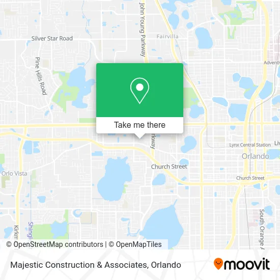 Majestic Construction & Associates map