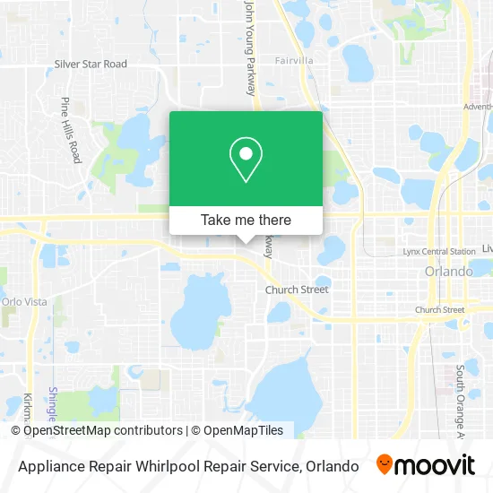Appliance Repair Whirlpool Repair Service map