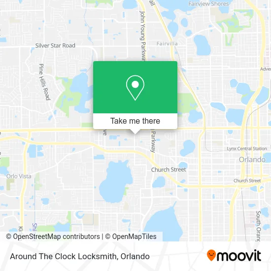 Around The Clock Locksmith map