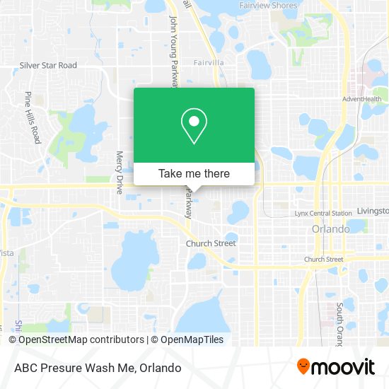 ABC Presure Wash Me map