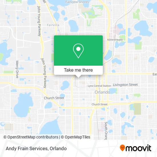 Mapa de Andy Frain Services