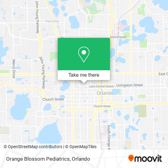 Orange Blossom Pediatrics map