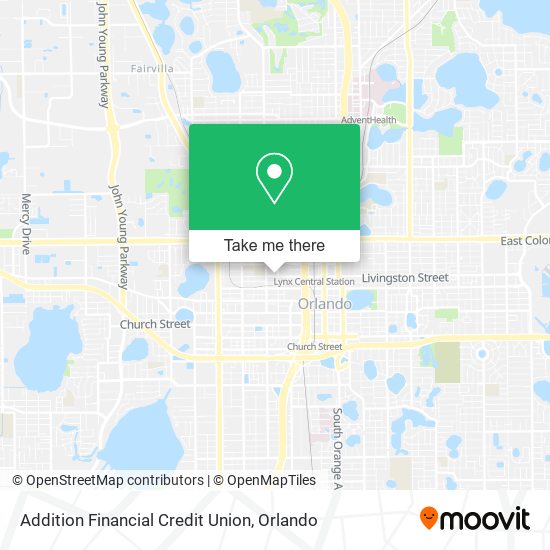 Addition Financial Credit Union map