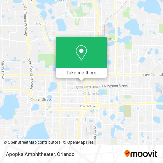 Apopka Amphitheater map