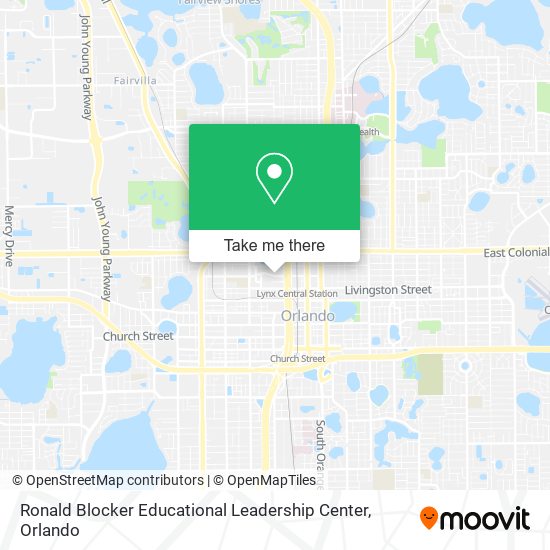 Mapa de Ronald Blocker Educational Leadership Center