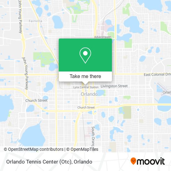 Mapa de Orlando Tennis Center (Otc)