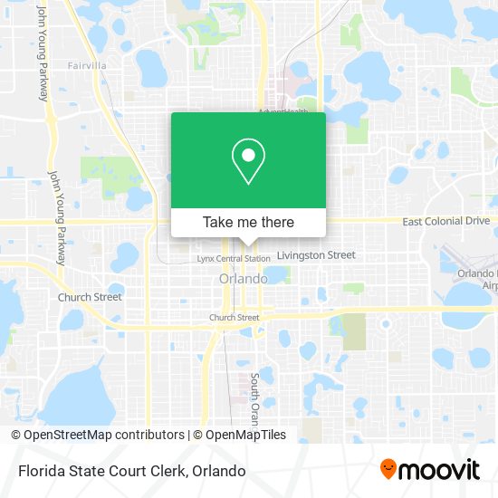 Mapa de Florida State Court Clerk
