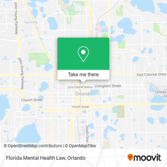 Mapa de Florida Mental Health Law