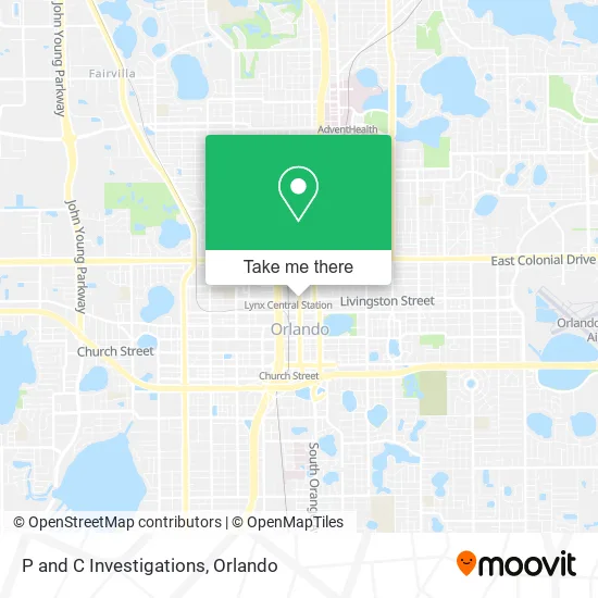 P and C Investigations map