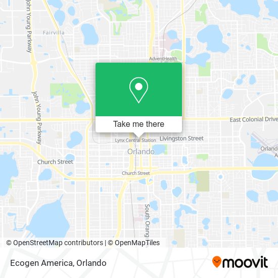 Mapa de Ecogen America