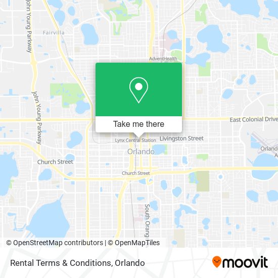 Rental Terms & Conditions map