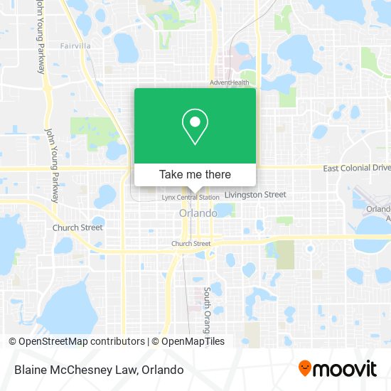Blaine McChesney Law map