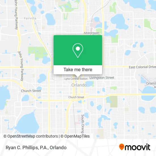 Ryan C. Phillips, P.A. map