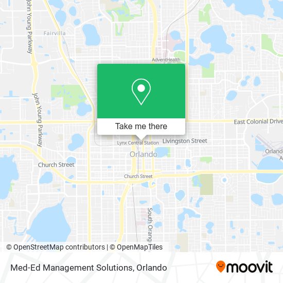 Med-Ed Management Solutions map