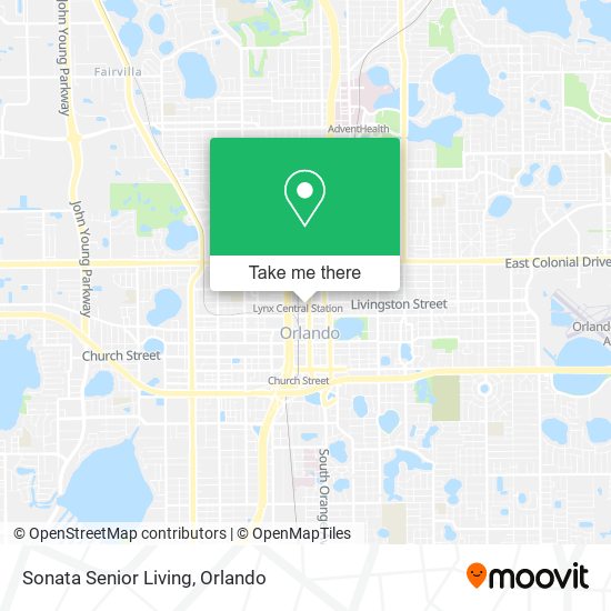 Mapa de Sonata Senior Living