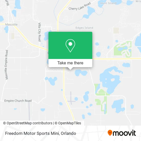 Freedom Motor Sports Mini map