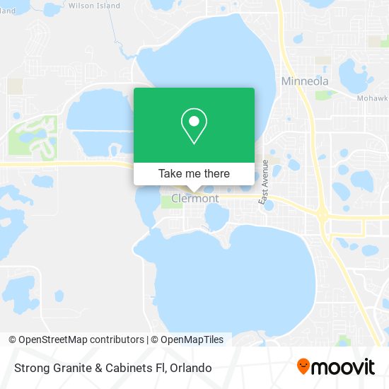 Strong Granite & Cabinets Fl map