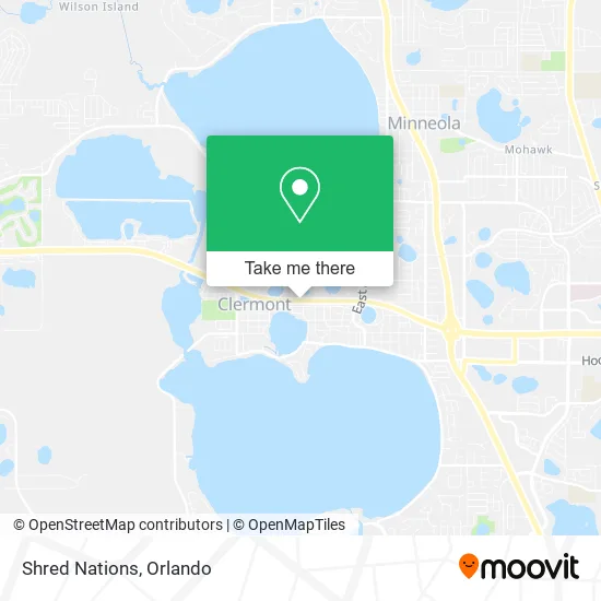 Shred Nations map