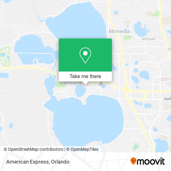Mapa de American Express