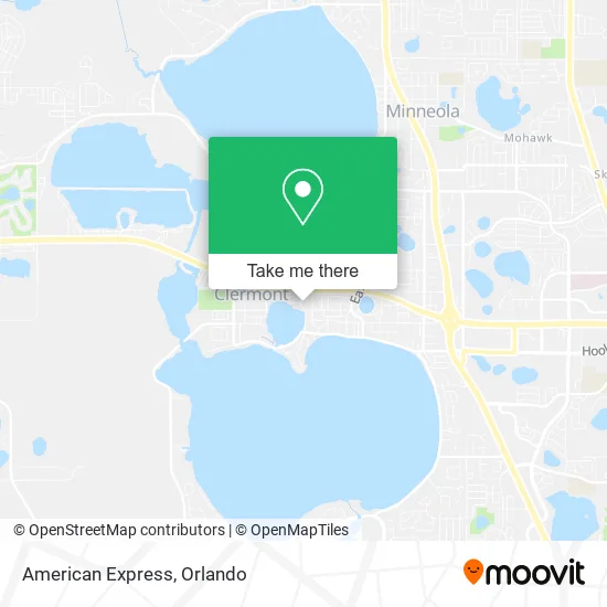 American Express map