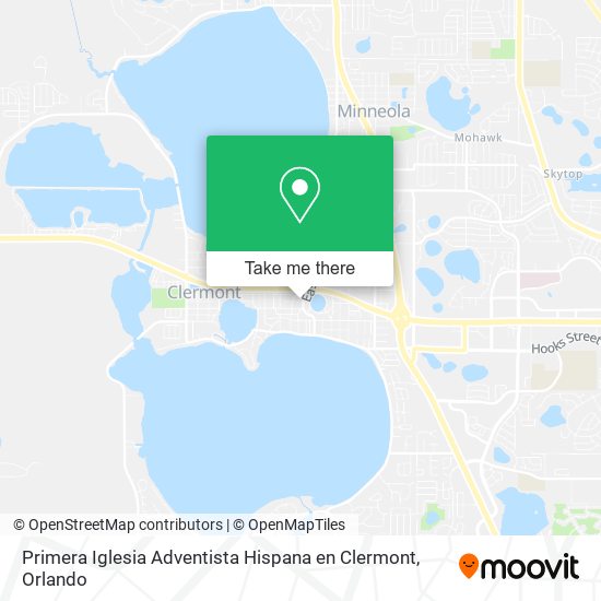 Primera Iglesia Adventista Hispana en Clermont map