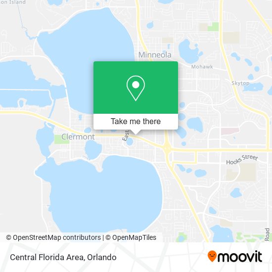 Mapa de Central Florida Area