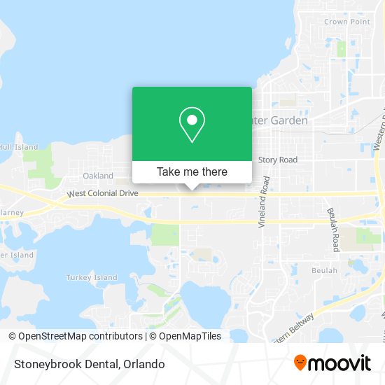 Stoneybrook Dental map