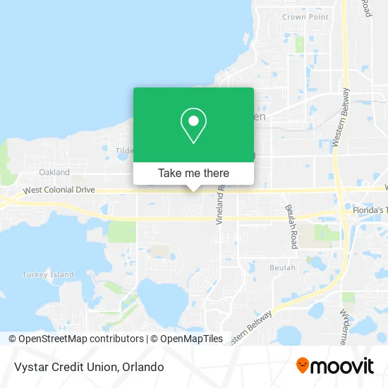 Mapa de Vystar Credit Union