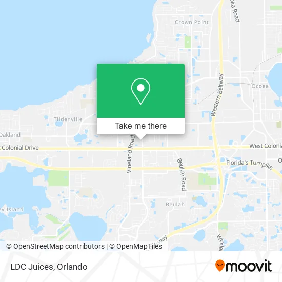Mapa de LDC Juices
