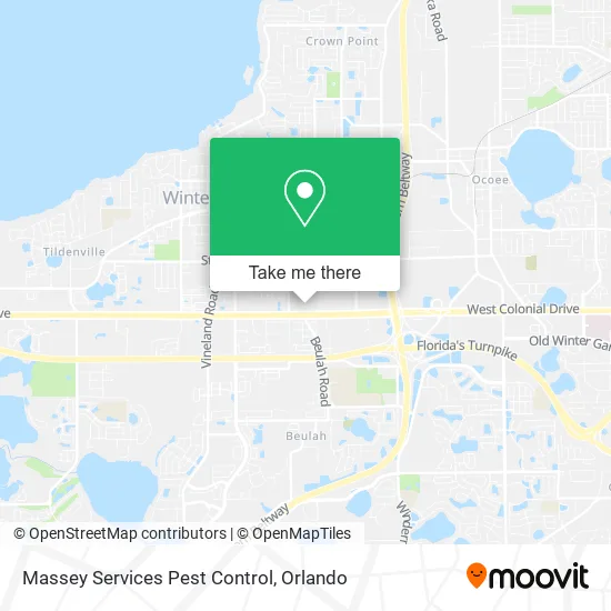 Massey Services Pest Control map