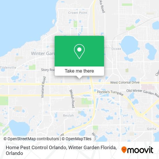 Mapa de Home Pest Control Orlando, Winter Garden Florida