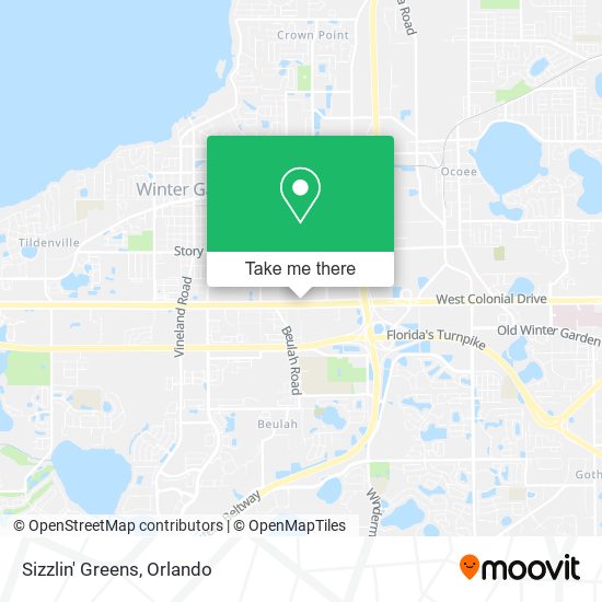 Mapa de Sizzlin' Greens