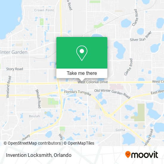 Invention Locksmith map