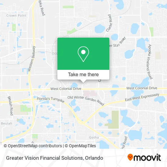 Greater Vision Financial Solutions map